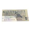 Image 1 : 1986 Canada $5 Banknote, Laurier, ANG7110160