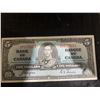 Image 1 : 1937 Bank of Canada $5 Bill, King George VI, Serial 0127613