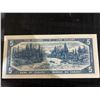 Image 2 : 1954 Canadian $5 Banknote, Modified Portrait, Prefix XO, 0860781