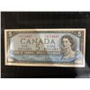 Image 1 : 1954 Bank of Canada $5 Note, Devil's Face, Serial 4714447
