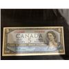 Image 1 : 1954 Bank of Canada $5 Dollar Bill, Serial 2148443, Queen Elizabeth II