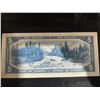 Image 2 : 1954 Bank of Canada $5 Dollar Bill, Serial 2148443, Queen Elizabeth II
