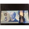 Image 2 : Canadian $5 Polymer Banknote, Series INC5089941
