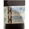 Image 3 : Sequential Series of 14 Canadian $5 Polymer Banknotes