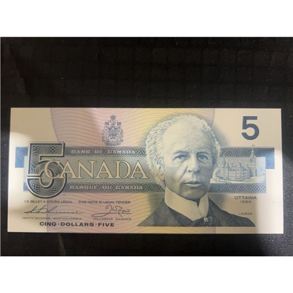 1986 Bank of Canada $5 Note, FNK1140530