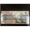 Image 1 : 1986 Bank of Canada $5 Note, FNK1140530