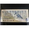 Image 2 : 1986 Bank of Canada $5 Note, FNK1140530