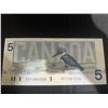 Image 2 : 1996 Canada $5 Banknote Laurier Series Gpt1851520