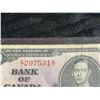 Image 2 : Bank of Canada 1937 $10 Bill King George VI Serial E2075318