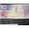 Image 9 : 5 Sequential 2013 Canada $10 Polymer Banknotes (FDT0902387-391)