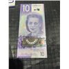 Image 3 : Consecutive Canada Polymer $10 Banknotes FTW3626783–FTW3626787, Set of 5