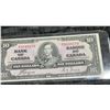 Image 1 : 1937 Bank of Canada $10 Bill King George VI Prefix BP