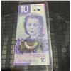 Image 1 : Canada 2018 Polymer $10 Banknote FTZ4233423, Viola Desmond