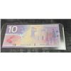 Image 1 : Canadian 10 Dollar Polymer Banknote, Serial BEN2073878