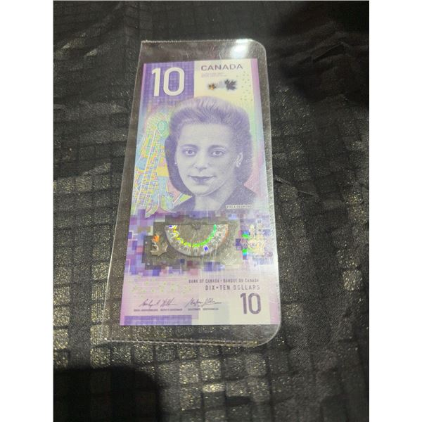 Canada $10 Polymer Banknote FTZ4233420 Viola Desmond