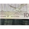 Image 3 : 1989 Canada $10 Bill, BEG7278086, Sir John A. Macdonald, Osprey, Ottawa