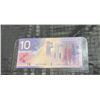Image 2 : 2007 Bank of Canada $10 Bill Polymer Note FEB1741658