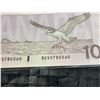 Image 3 : 1989 Canada $10 Dollar Bill, BDV5780360, Osprey Reverse