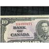 Image 3 : 1937 Bank of Canada $10 Note George VI J/K Prefix