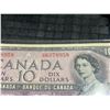 Image 3 : 1954 Bank of Canada $10 Bill, Devil's Face, Queen Elizabeth II