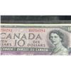 Image 3 : 1954 Bank of Canada $10 Banknote, Princess Series, A/J 9750781