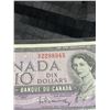 Image 3 : 1954 Bank of Canada $10 Note, Queen Elizabeth II, S/N 2288943
