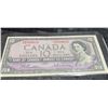Image 1 : 1954 Bank of Canada $10 Bill, Devil's Face, QEII, Serial 2999619