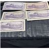 Image 7 : 1954 Bank of Canada $10 Notes, Lot of 5, Modified Portrait