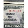 Image 4 : 1937 Bank of Canada $10 Notes (3), King George VI, Series BC-24a