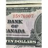Image 5 : 1937 Bank of Canada $10 Notes (3), King George VI, Series BC-24a