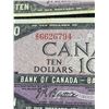 Image 5 : 3 Canada 1954 $10 Banknotes, Devil's Face, Bank of Canada