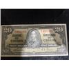 Image 1 : 1937 Bank of Canada $20 Bill, King George VI, E/2 4951382