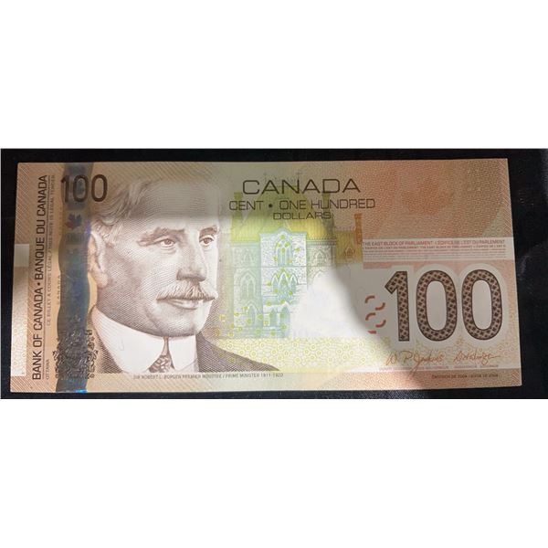 Bank of Canada $100 Polymer Banknote BKE7667777