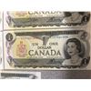 Image 5 : 5 Sequential 1954 Canadian $1 Banknotes
