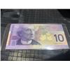 Image 1 : 2007 Bank of Canada $10 Bill Polymer Note FEB1741658