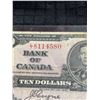 Image 3 : 1937 Bank of Canada $10 Bill, King George VI, Serial #8114580