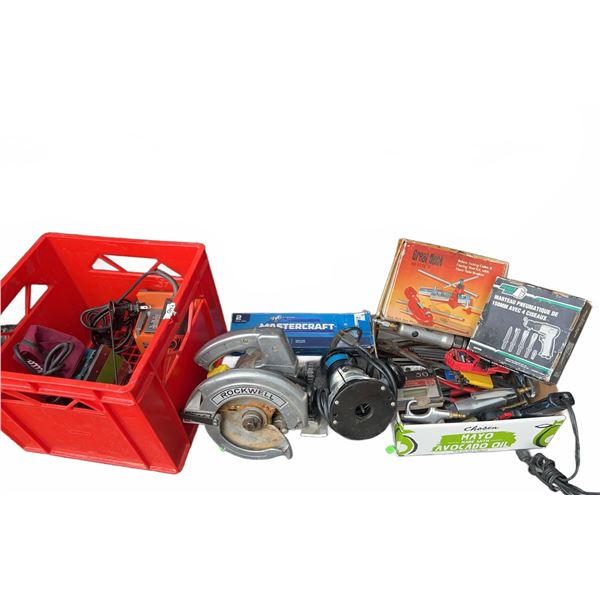 Power and Hand Tools Including Rockwell Saw