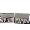 Image 1 : Two Poker Chip Sets with Dice and Dealer Buttons in Aluminum Cases