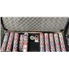 Image 3 : Two Poker Chip Sets with Dice and Dealer Buttons in Aluminum Cases