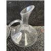 Image 3 : Clear Glass Wine Decanters with Side Handles
