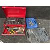 Image 1 : Hand Tool Set With Sockets, Pliers, And Cases