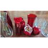 Image 3 : Red Glass, Time Keeper Oil Lamp