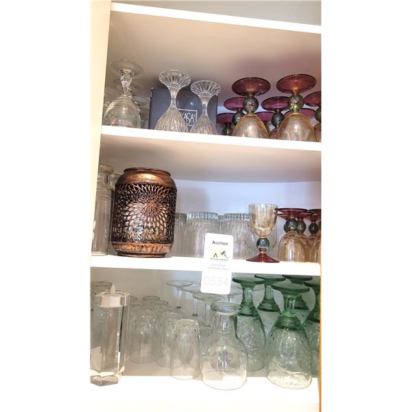 Krosno Coloured Stemware & Mikasa A