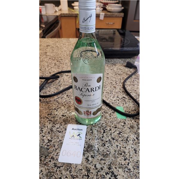 Unopened Bacardi Rum A