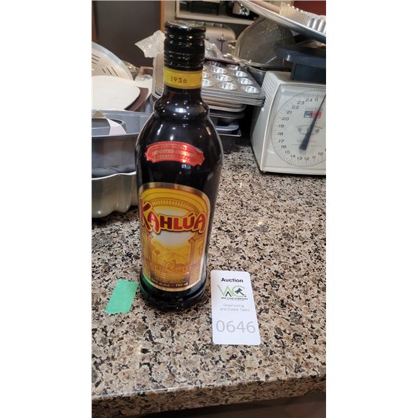 Unopened Kahlua A
