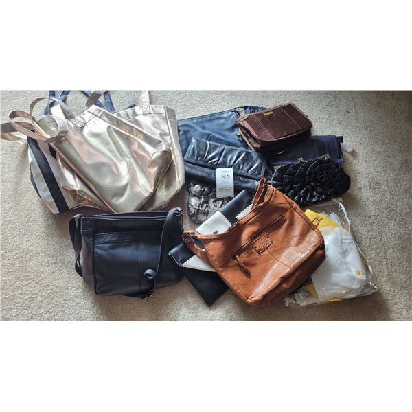 Faux Leather & Italian Leather Handbags A