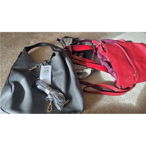 Faux Leather Handbags A