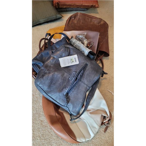 Faux Leather & Italian Leather Handbags A