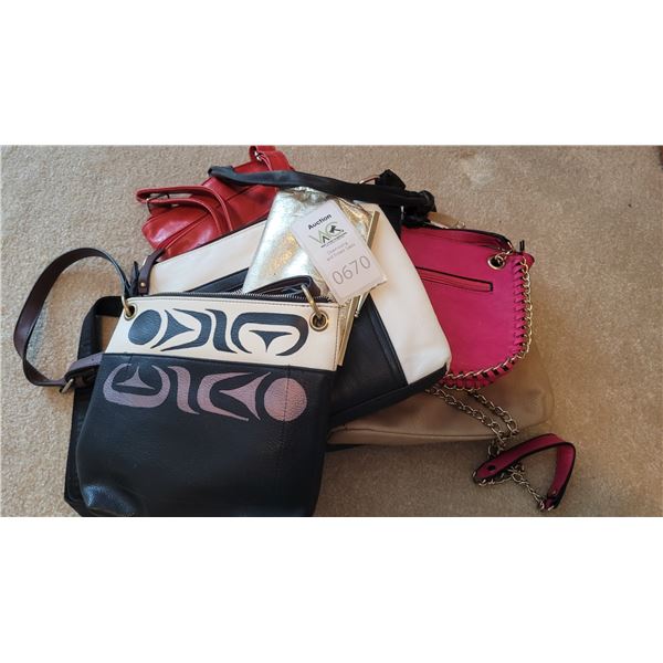 Faux Leather Handbags A