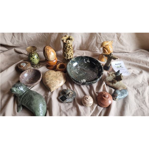 Carved Stone Ornaments S1 A
